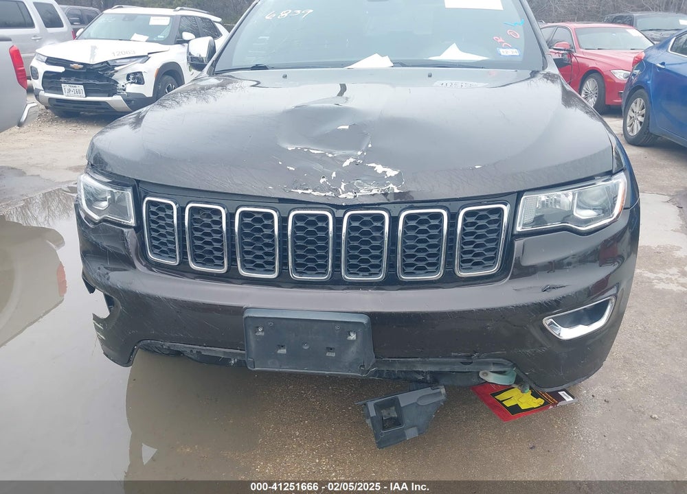 2017 JEEP GRAND CHEROKEE VIN: 1C4RJEBG0HC614567