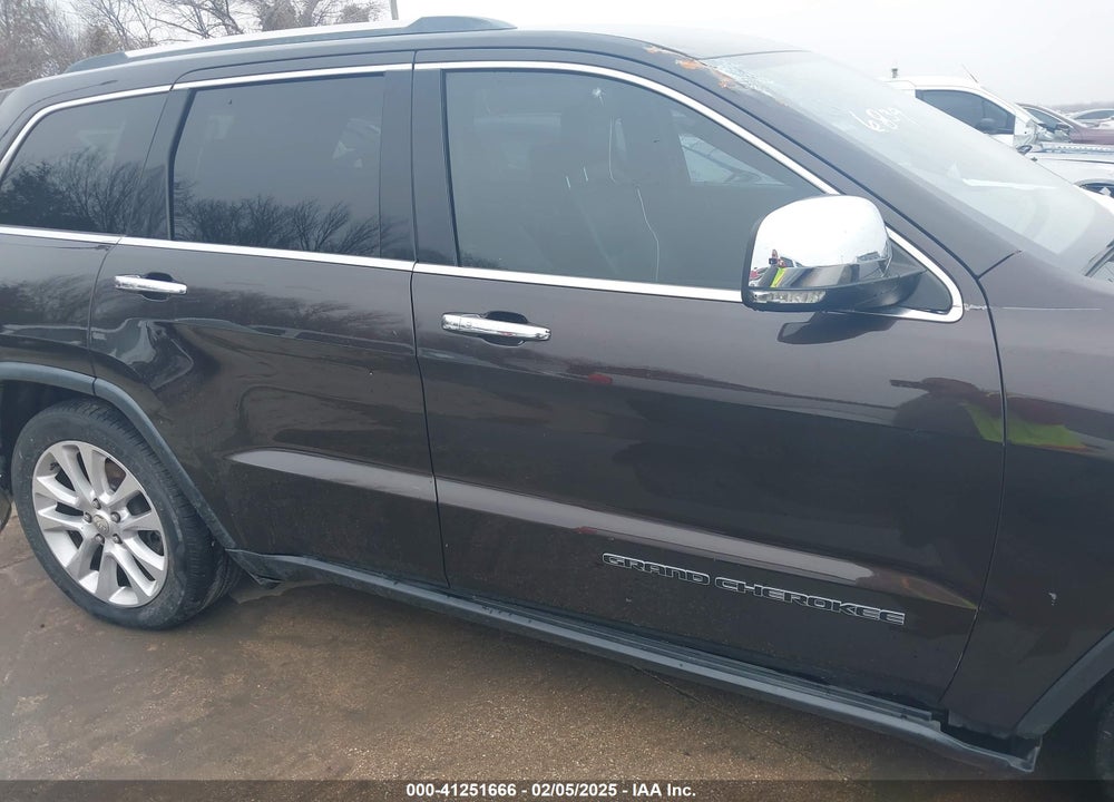 2017 JEEP GRAND CHEROKEE VIN: 1C4RJEBG0HC614567