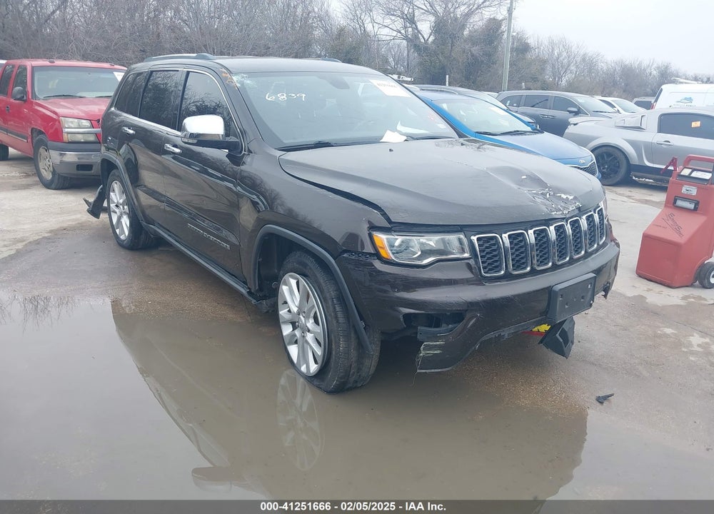 2017 JEEP GRAND CHEROKEE VIN: 1C4RJEBG0HC614567