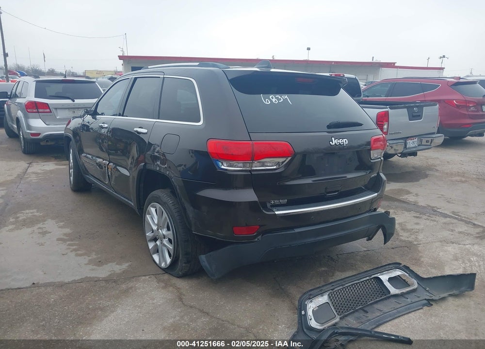 2017 JEEP GRAND CHEROKEE VIN: 1C4RJEBG0HC614567