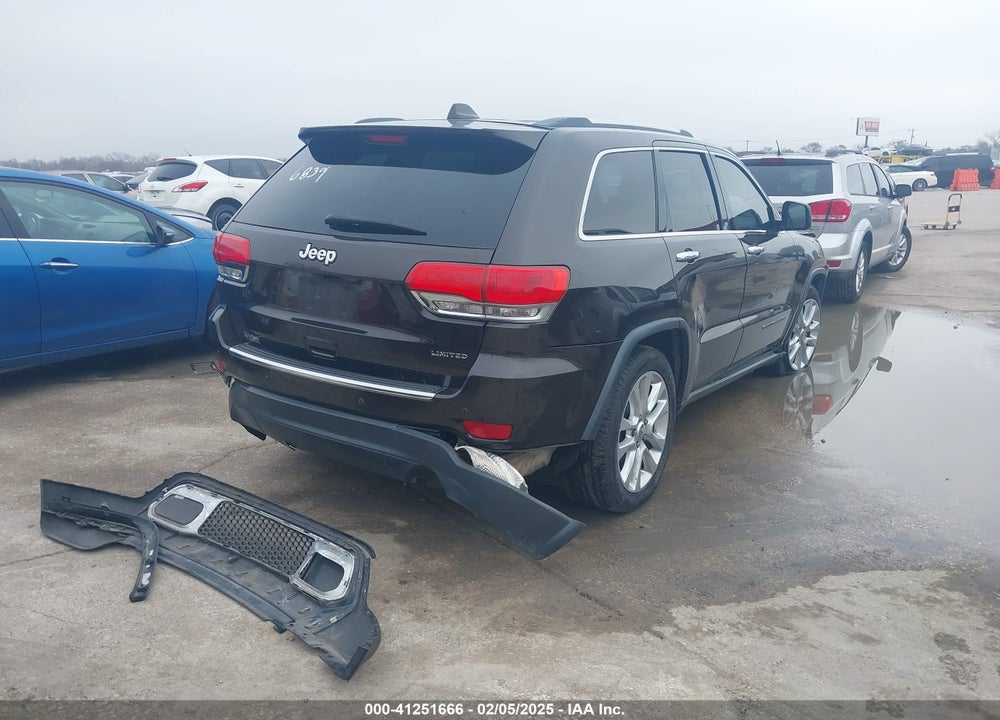 2017 JEEP GRAND CHEROKEE VIN: 1C4RJEBG0HC614567