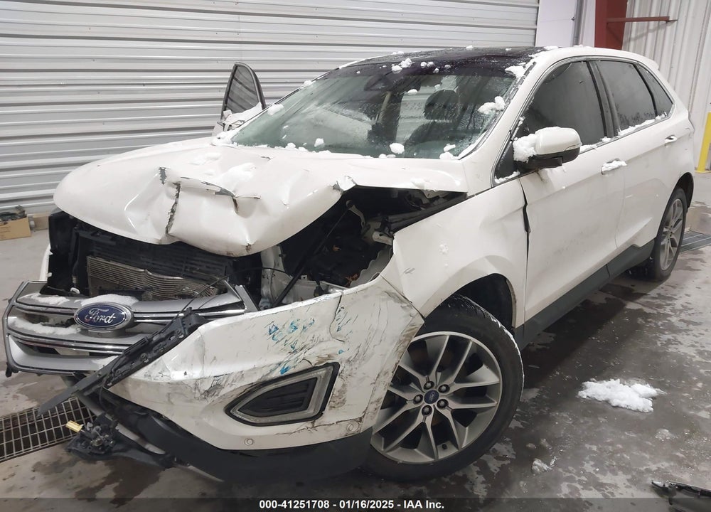 2016 FORD EDGE TITANIUM VIN: 2FMPK4K80GBC30838