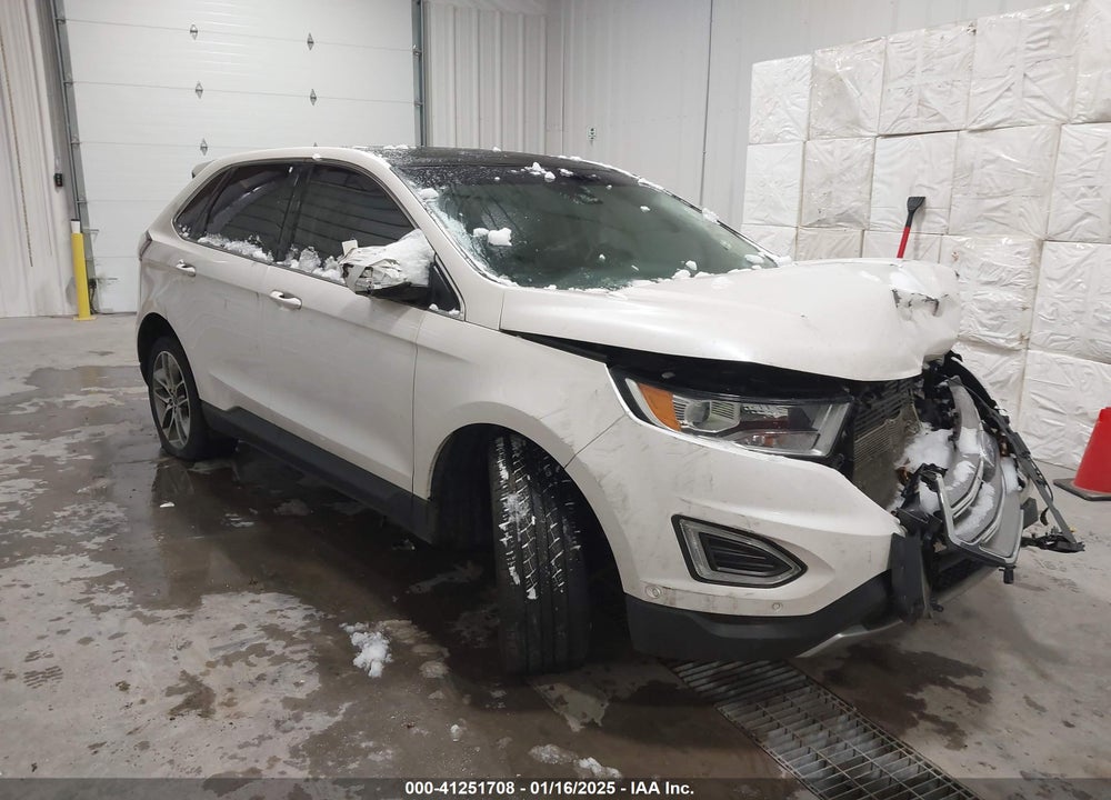 2016 FORD EDGE TITANIUM VIN: 2FMPK4K80GBC30838