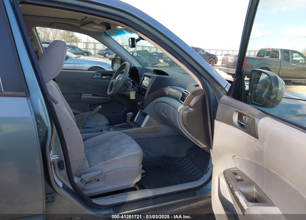 2009 SUBARU FORESTER 2.5X VIN: JF2SH63689H711210