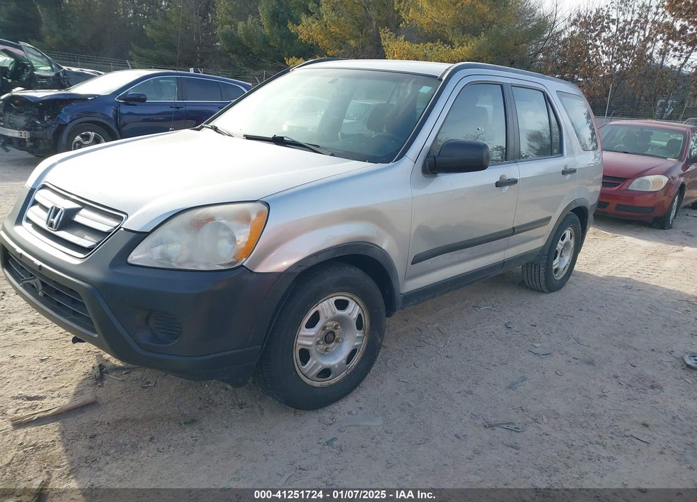 2005 HONDA CR-V LX VIN: JHLRD68595C007942