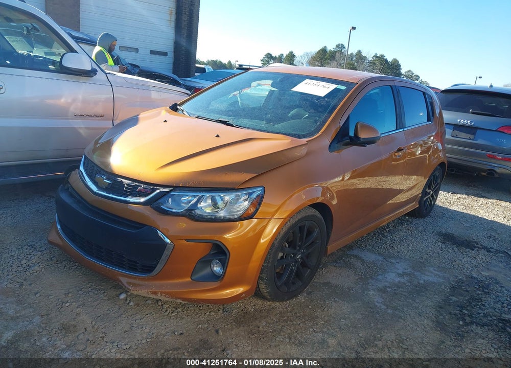 2017 CHEVROLET SONIC VIN: 1G1JF6SB4H4123768