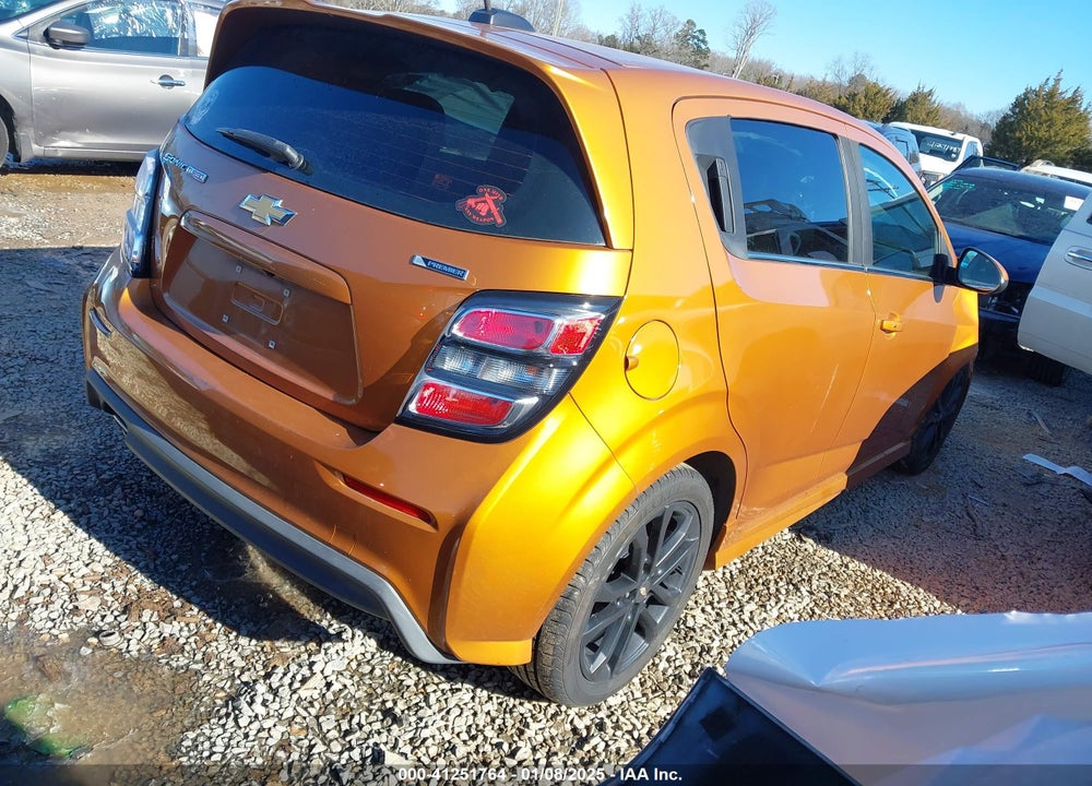 2017 CHEVROLET SONIC VIN: 1G1JF6SB4H4123768