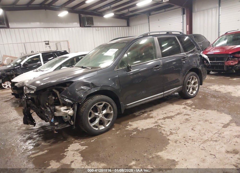 2016 SUBARU FORESTER 2.5I TOURING VIN: JF2SJAVC7GH513385