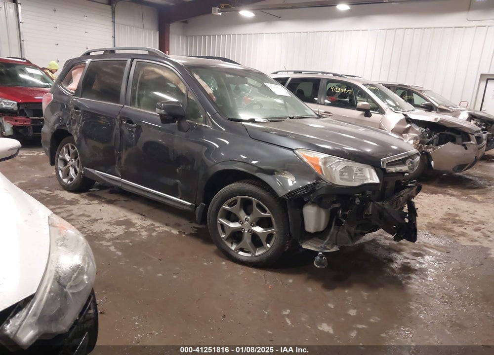 2016 SUBARU FORESTER 2.5I TOURING VIN: JF2SJAVC7GH513385