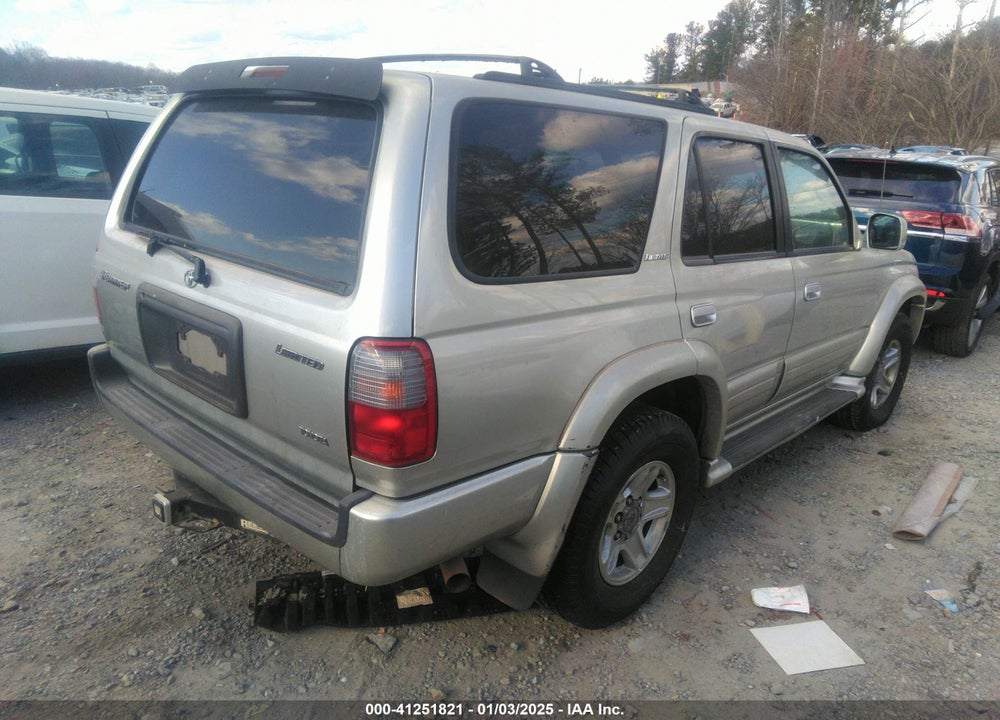 1999 TOYOTA 4RUNNER LIMITED V6 VIN: JT3GN87R3X0103026