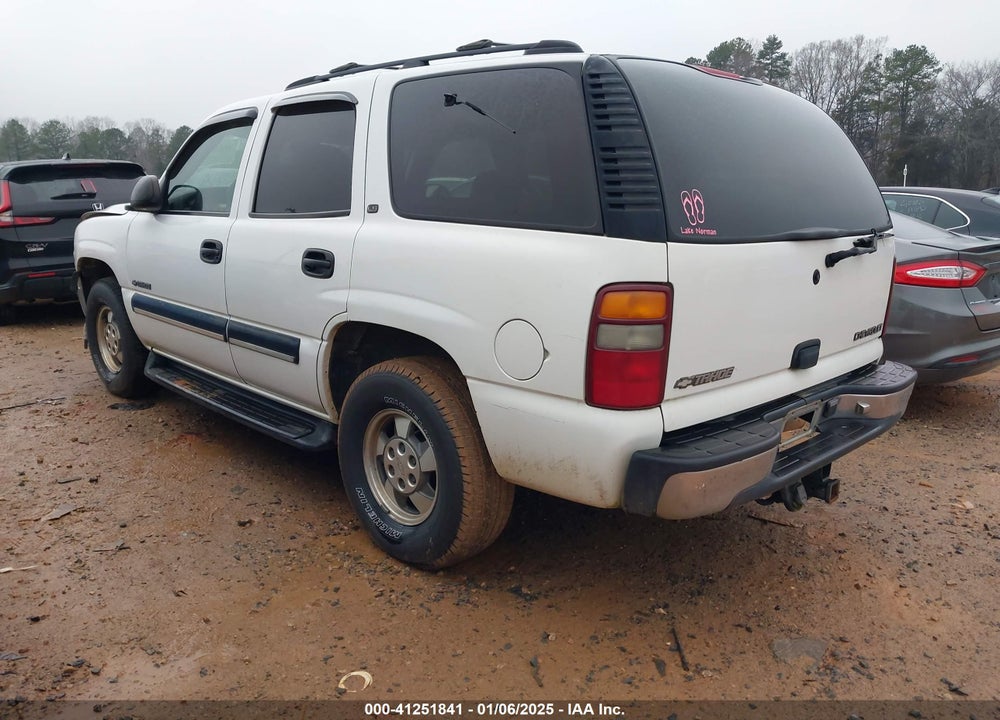 2001 CHEVROLET TAHOE LS VIN: 1GNEK13T71R105926