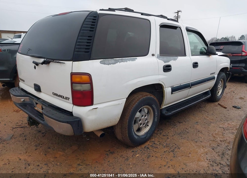 2001 CHEVROLET TAHOE LS VIN: 1GNEK13T71R105926