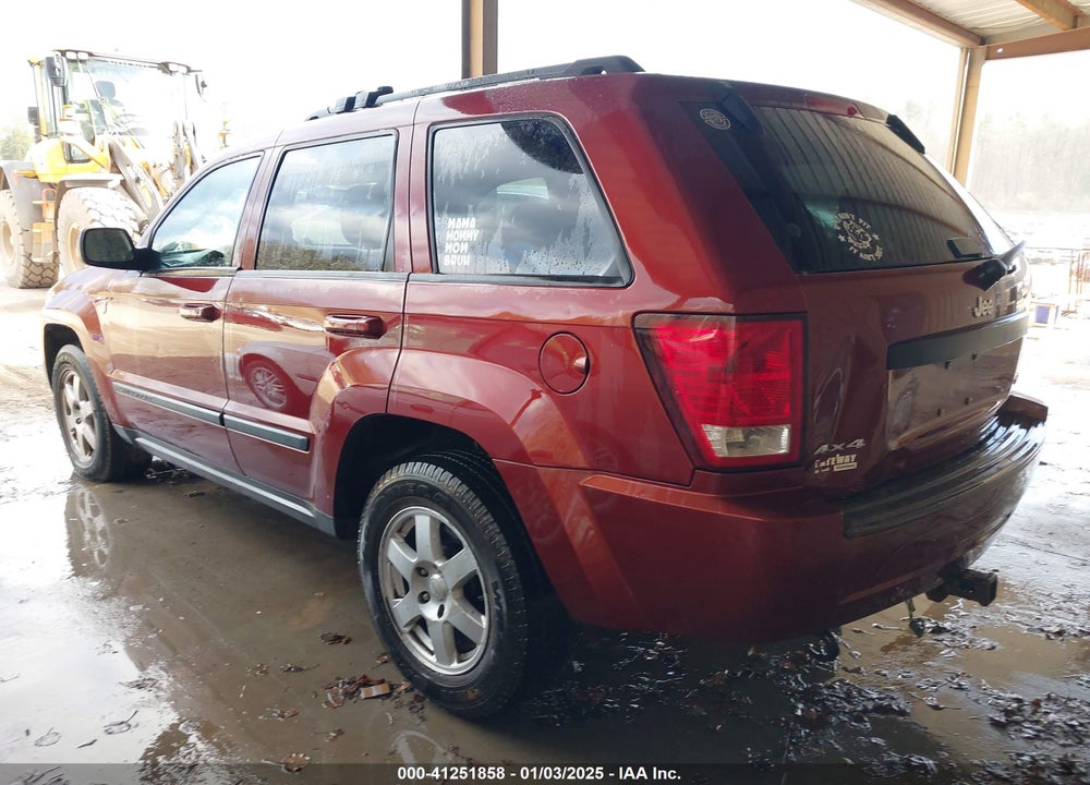 2008 JEEP GRAND CHEROKEE LAREDO VIN: 1J8HR48N88C126514