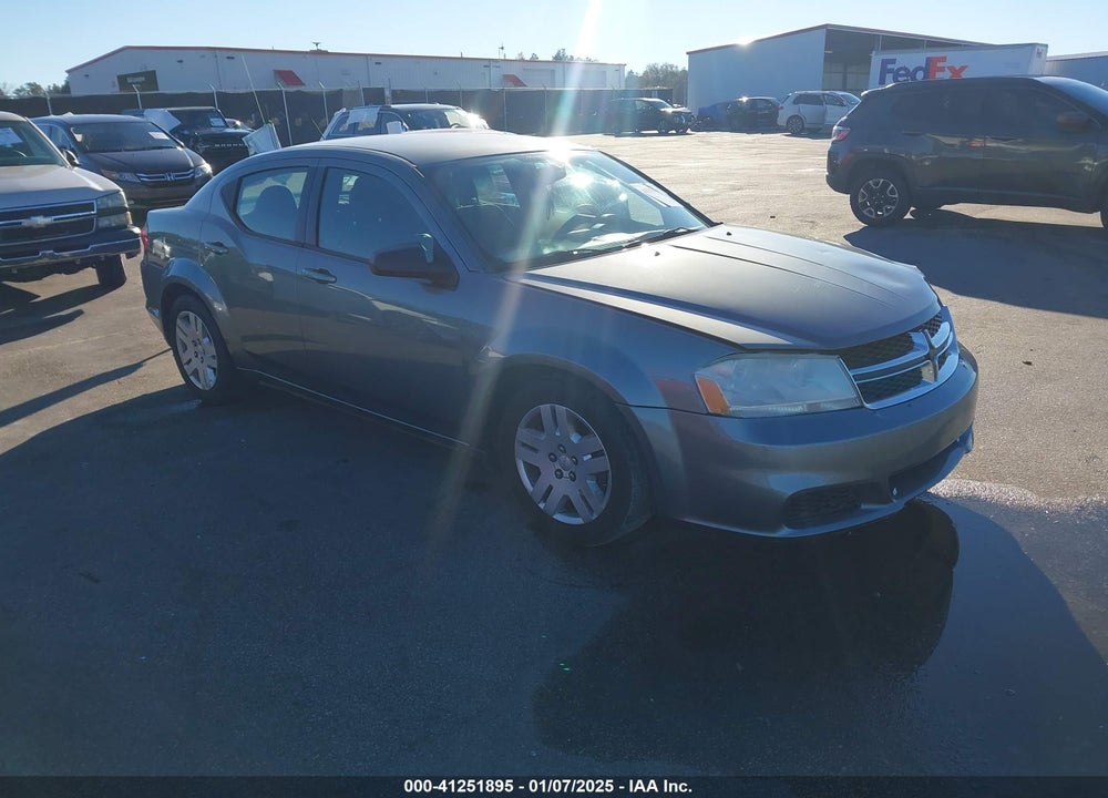 2013 DODGE AVENGER SE VIN: 1C3CDZAB2DN615541