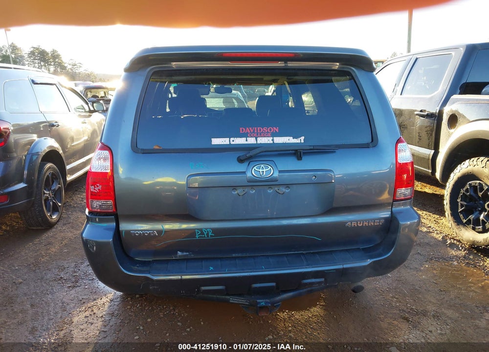 2006 TOYOTA 4RUNNER VIN: JTEZU17R560065985