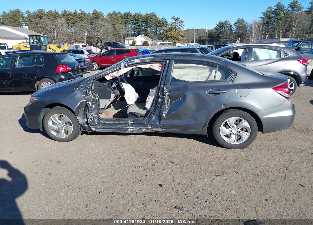 2013 HONDA CIVIC VIN: 2HGFB2F57DH594821