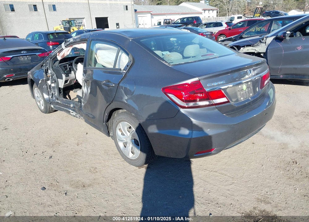 2013 HONDA CIVIC VIN: 2HGFB2F57DH594821