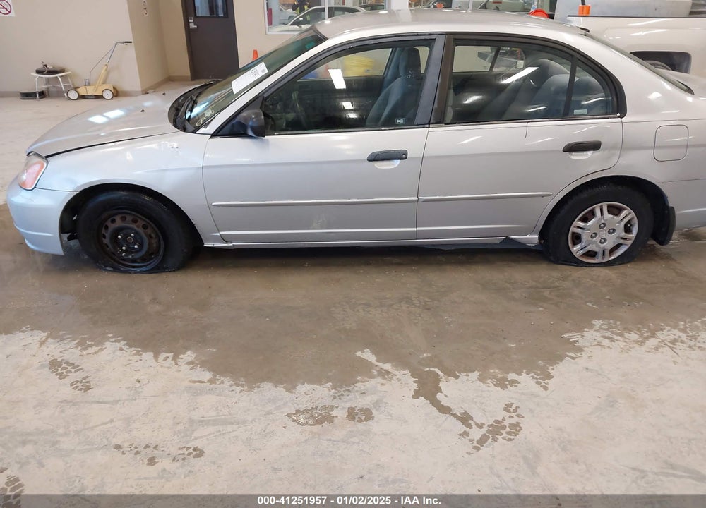 2001 HONDA CIVIC LX VIN: 1HGES165X1L071698