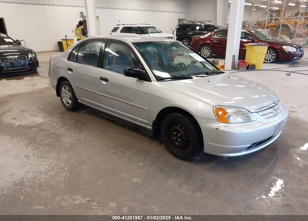 2001 HONDA CIVIC LX VIN: 1HGES165X1L071698