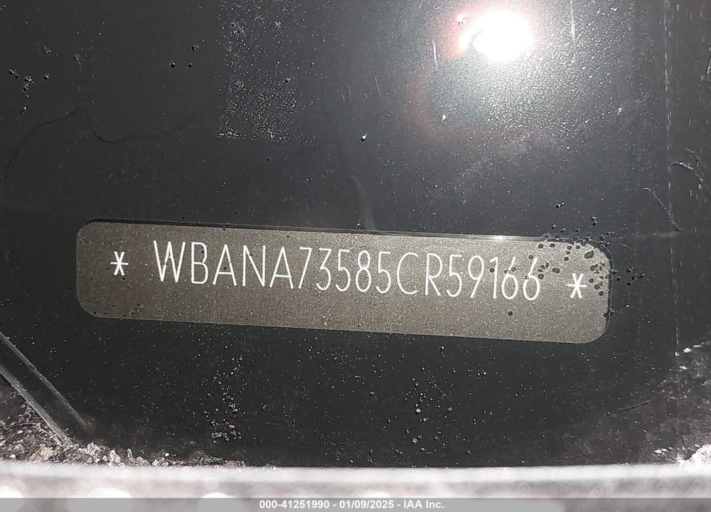 2005 BMW 530I VIN: WBANA73585CR59166