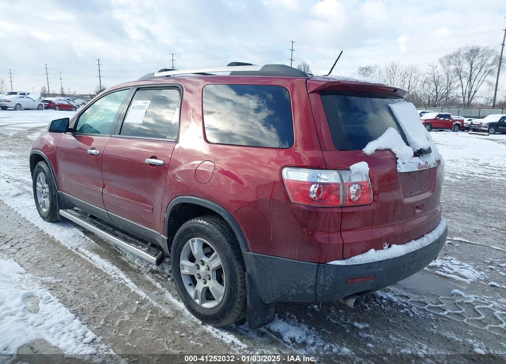 2010 GMC ACADIA SLE VIN: 1GKLRLED8AJ149756