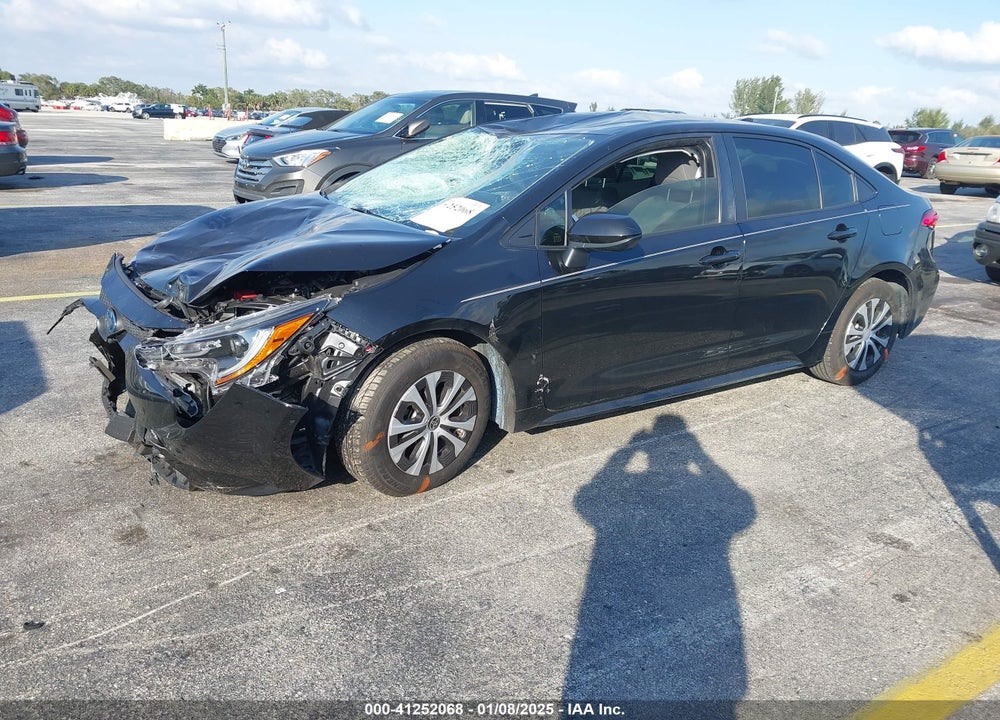 2022 TOYOTA COROLLA VIN: JTDEAMDE0NJ040788