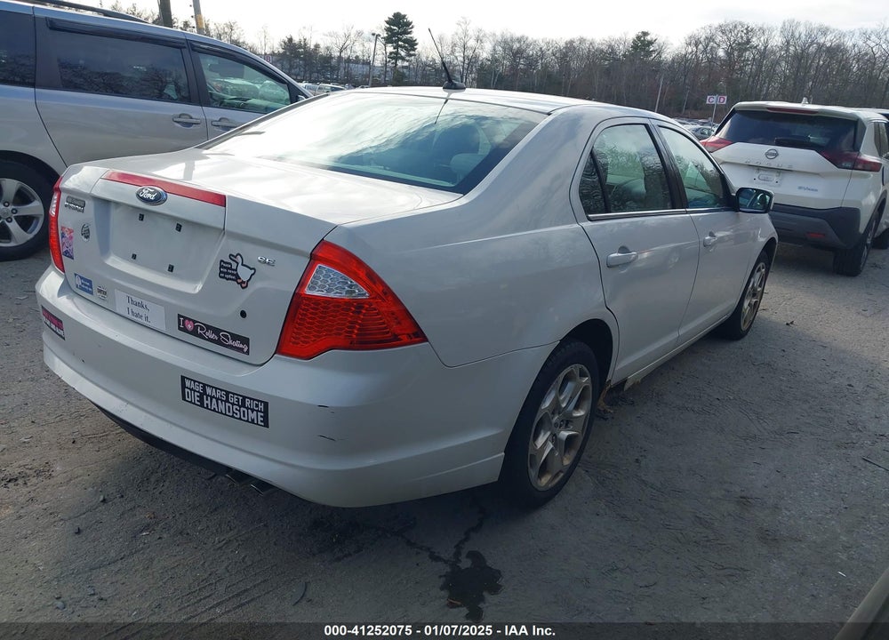 2010 FORD FUSION SE VIN: 3FAHP0HA4AR224150