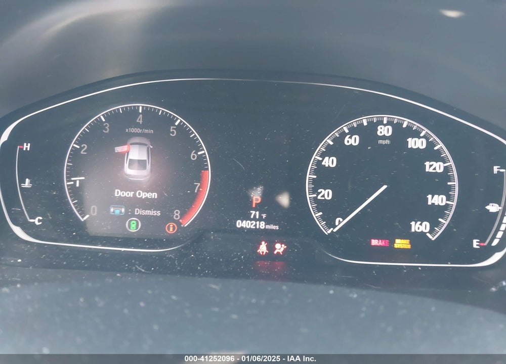 2020 HONDA ACCORD VIN: 1HGCV1F19LA053591