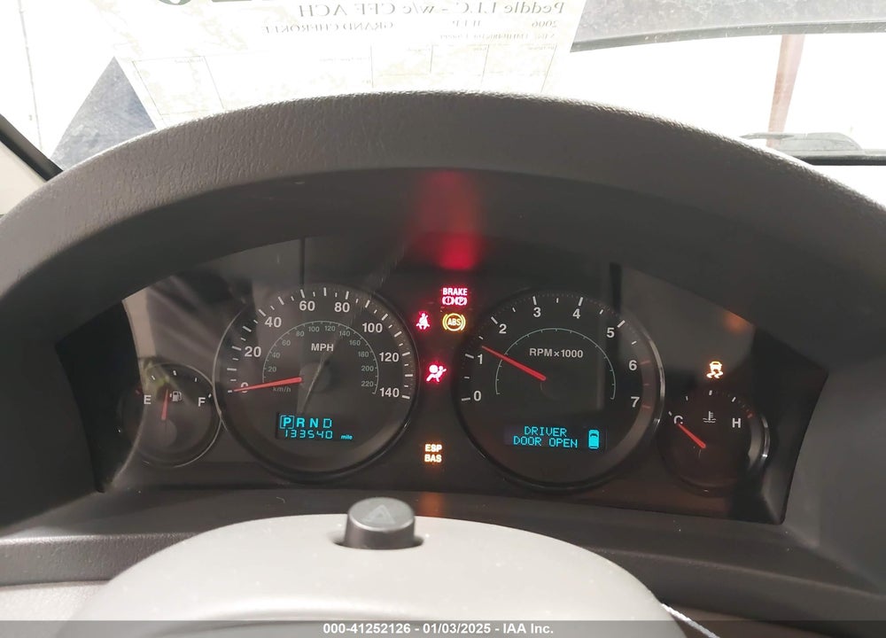 2006 JEEP GRAND CHEROKEE LAREDO VIN: 1J4HR48N16C176699
