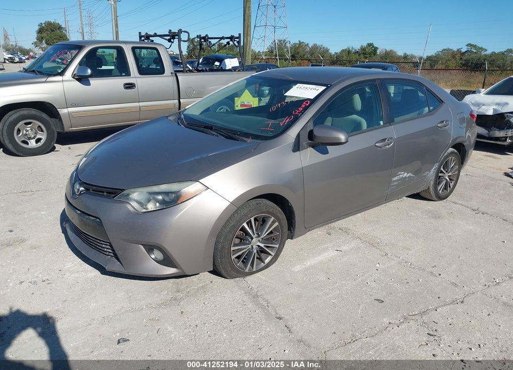 2016 TOYOTA COROLLA VIN: 2T1BURHE1GC565729