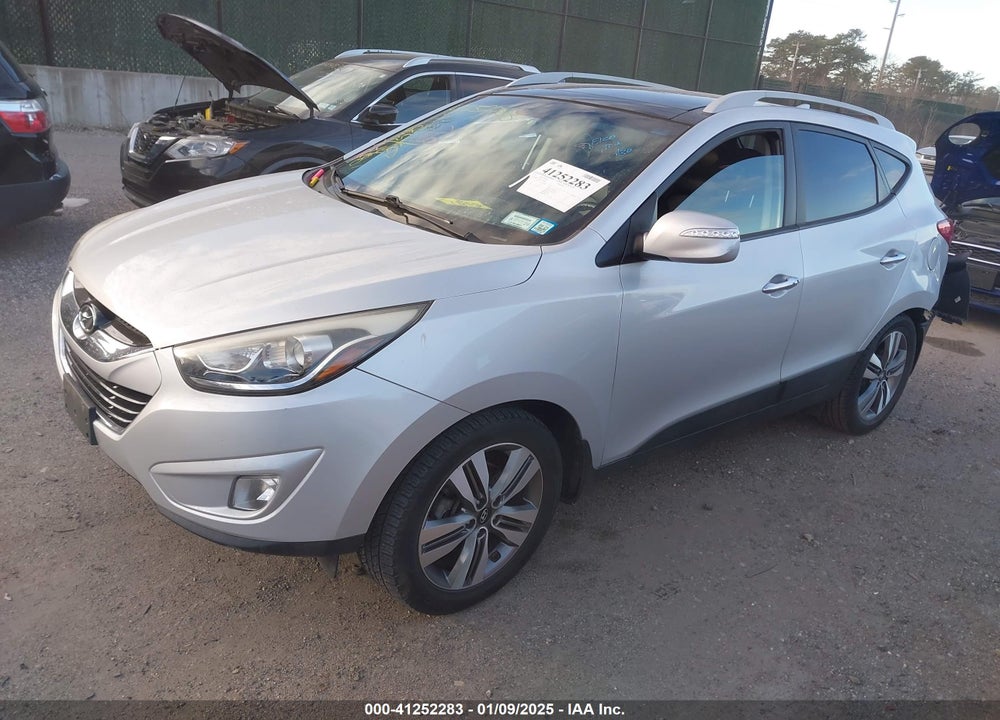 2014 HYUNDAI TUCSON LIMITED VIN: KM8JUCAG7EU950566