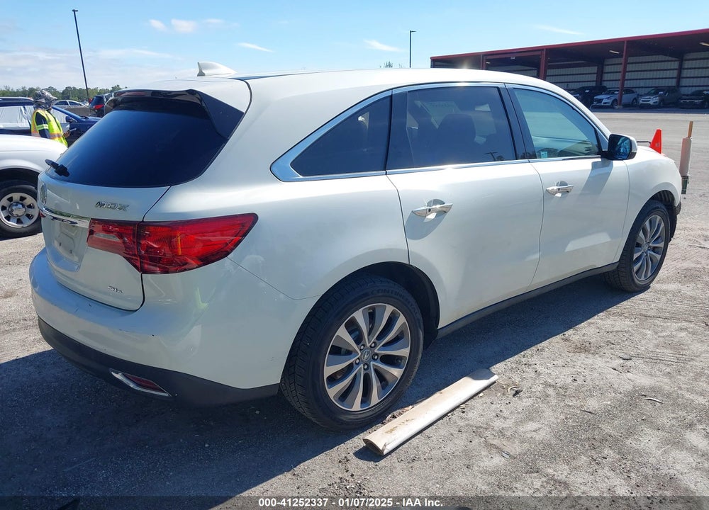 2015 ACURA MDX TECHNOLOGY PACKAGE VIN: 5FRYD4H47FB004951