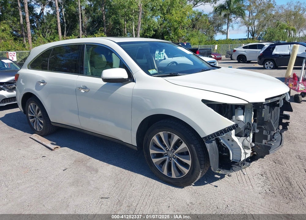 2015 ACURA MDX TECHNOLOGY PACKAGE VIN: 5FRYD4H47FB004951