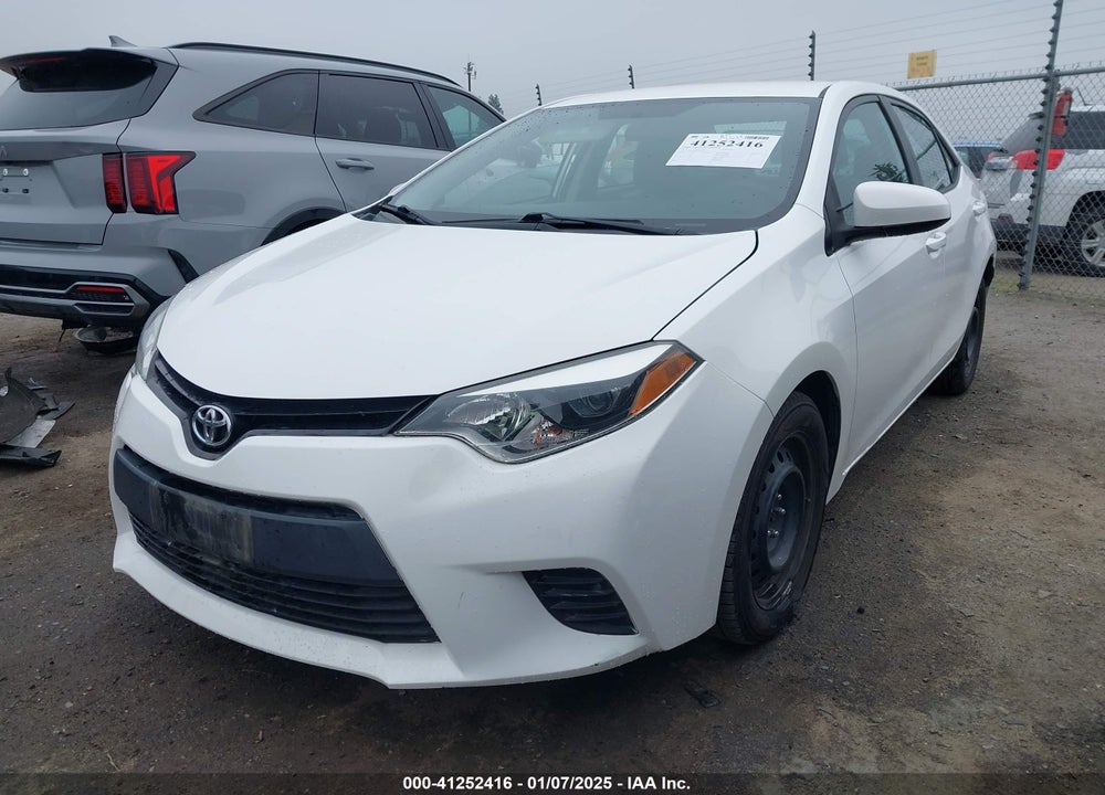 2014 TOYOTA COROLLA LE VIN: 5YFBURHE8EP090027