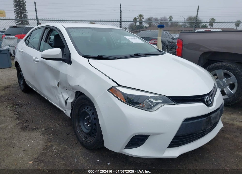 2014 TOYOTA COROLLA LE VIN: 5YFBURHE8EP090027
