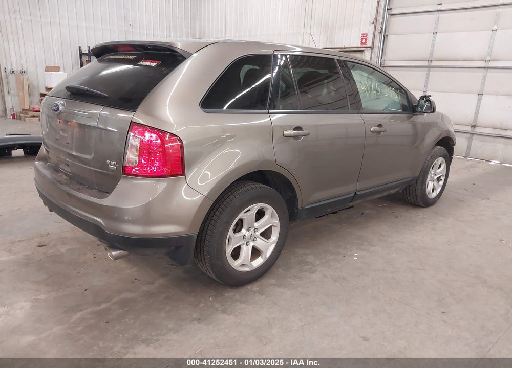 2013 FORD EDGE SEL VIN: 2FMDK4JCXDBC54391
