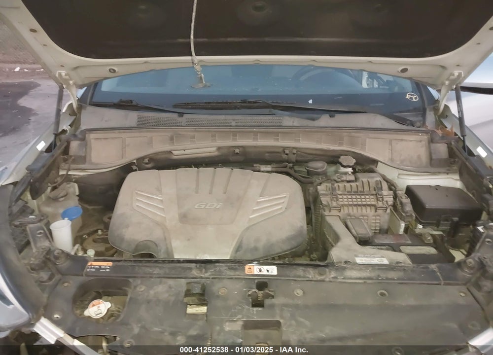 2014 HYUNDAI SANTA FE GLS VIN: KM8SM4HF7EU051598