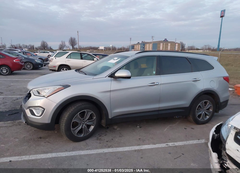 2014 HYUNDAI SANTA FE GLS VIN: KM8SM4HF7EU051598