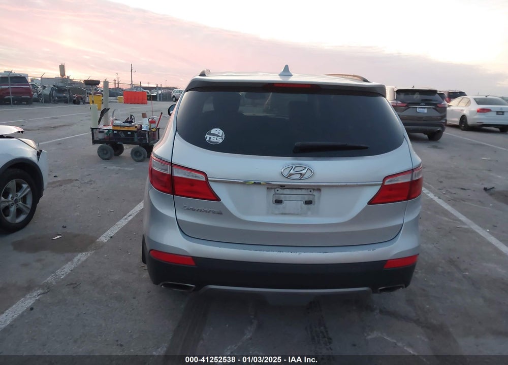 2014 HYUNDAI SANTA FE GLS VIN: KM8SM4HF7EU051598