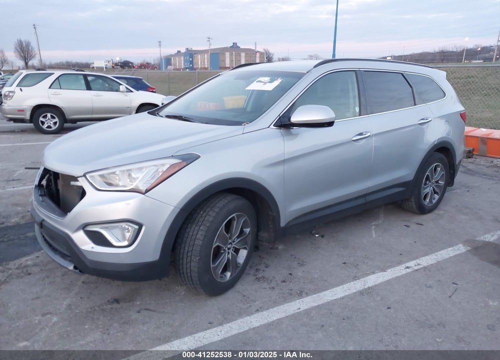 2014 HYUNDAI SANTA FE GLS VIN: KM8SM4HF7EU051598