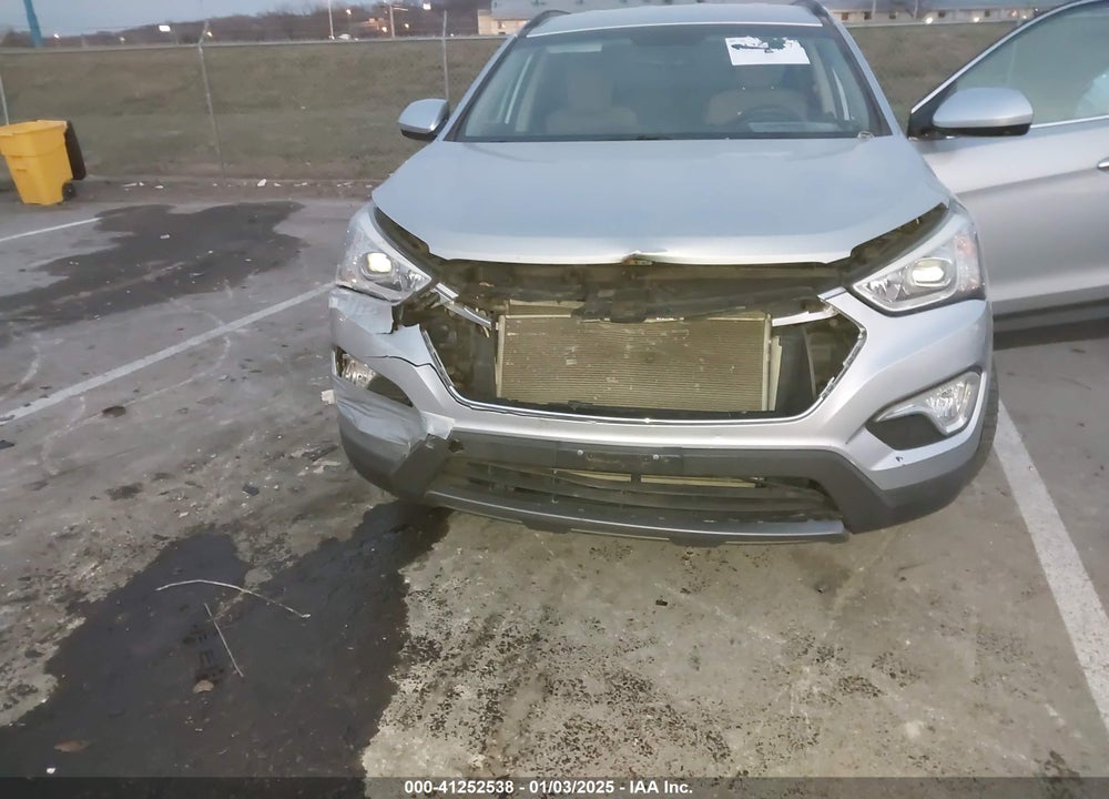 2014 HYUNDAI SANTA FE GLS VIN: KM8SM4HF7EU051598