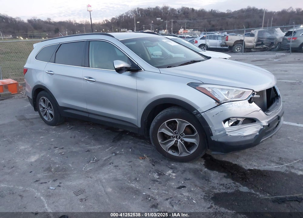 2014 HYUNDAI SANTA FE GLS VIN: KM8SM4HF7EU051598