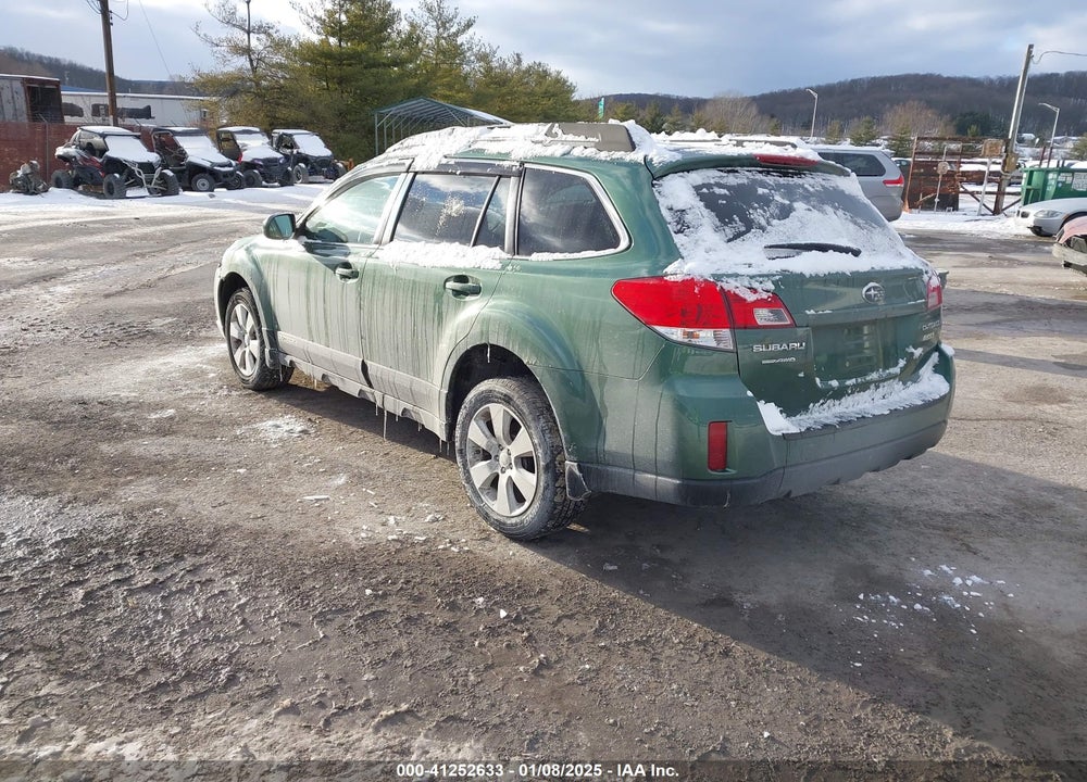 2011 SUBARU OUTBACK VIN: 4S4BRBCC0B3342173