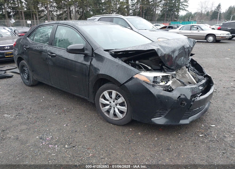 2016 TOYOTA COROLLA LE VIN: 2T1BURHE6GC570554