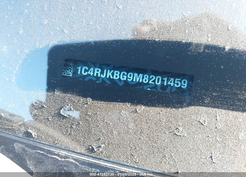 2021 JEEP GRAND CHEROKEE L VIN: 1C4RJKBG9M8201459