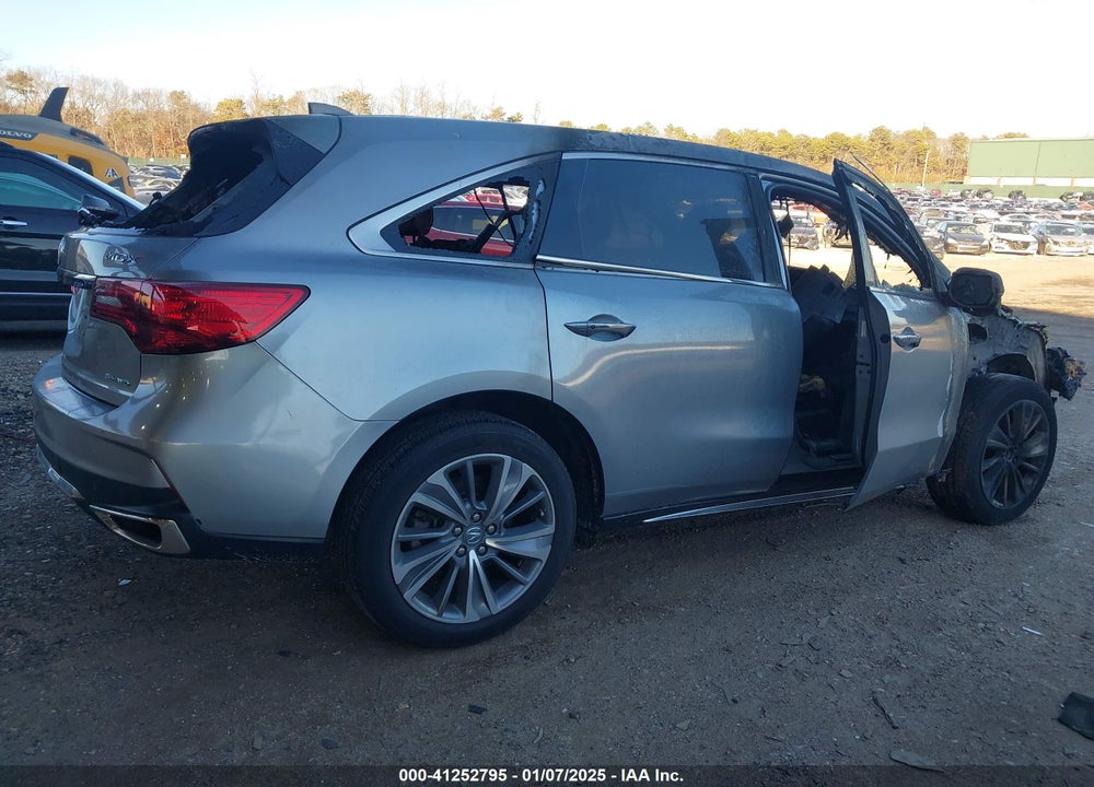 2017 ACURA MDX TECHNOLOGY PACKAGE VIN: 5FRYD4H59HB039731