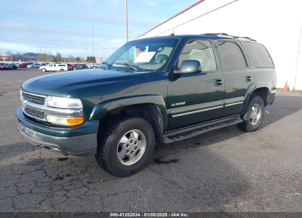 2002 CHEVROLET TAHOE LT VIN: 1GNEK13Z62J294833