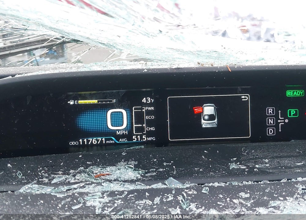 2017 TOYOTA PRIUS VIN: JTDKARFU6H3053851