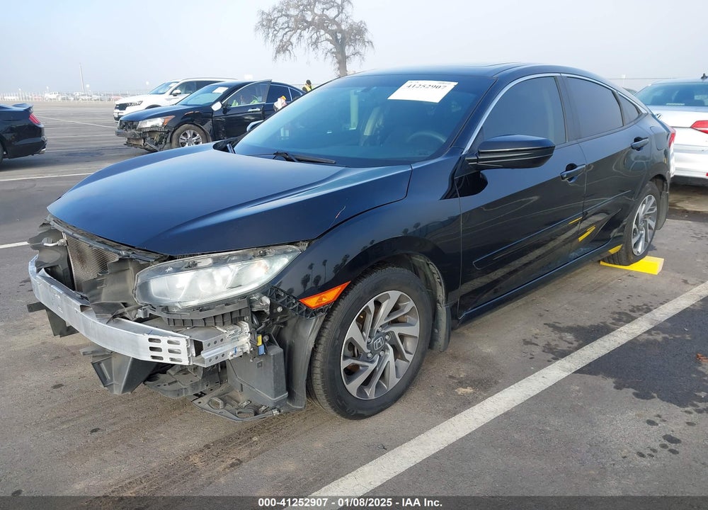 2018 HONDA CIVIC EX VIN: 2HGFC2F70JH576039