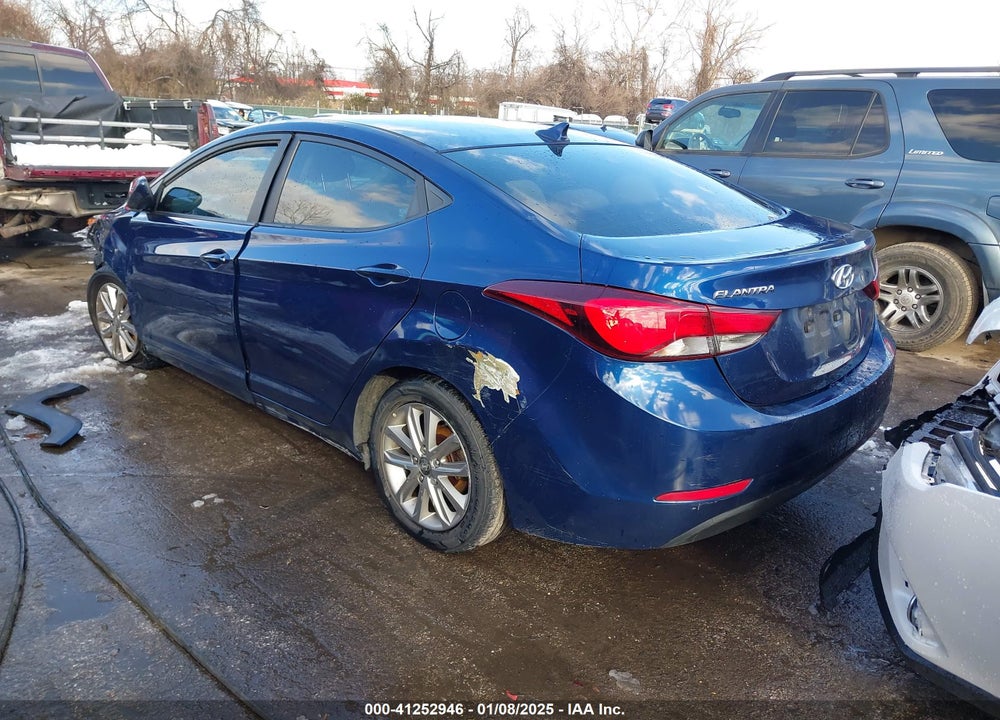 2015 HYUNDAI ELANTRA SE VIN: 5NPDH4AE8FH621316
